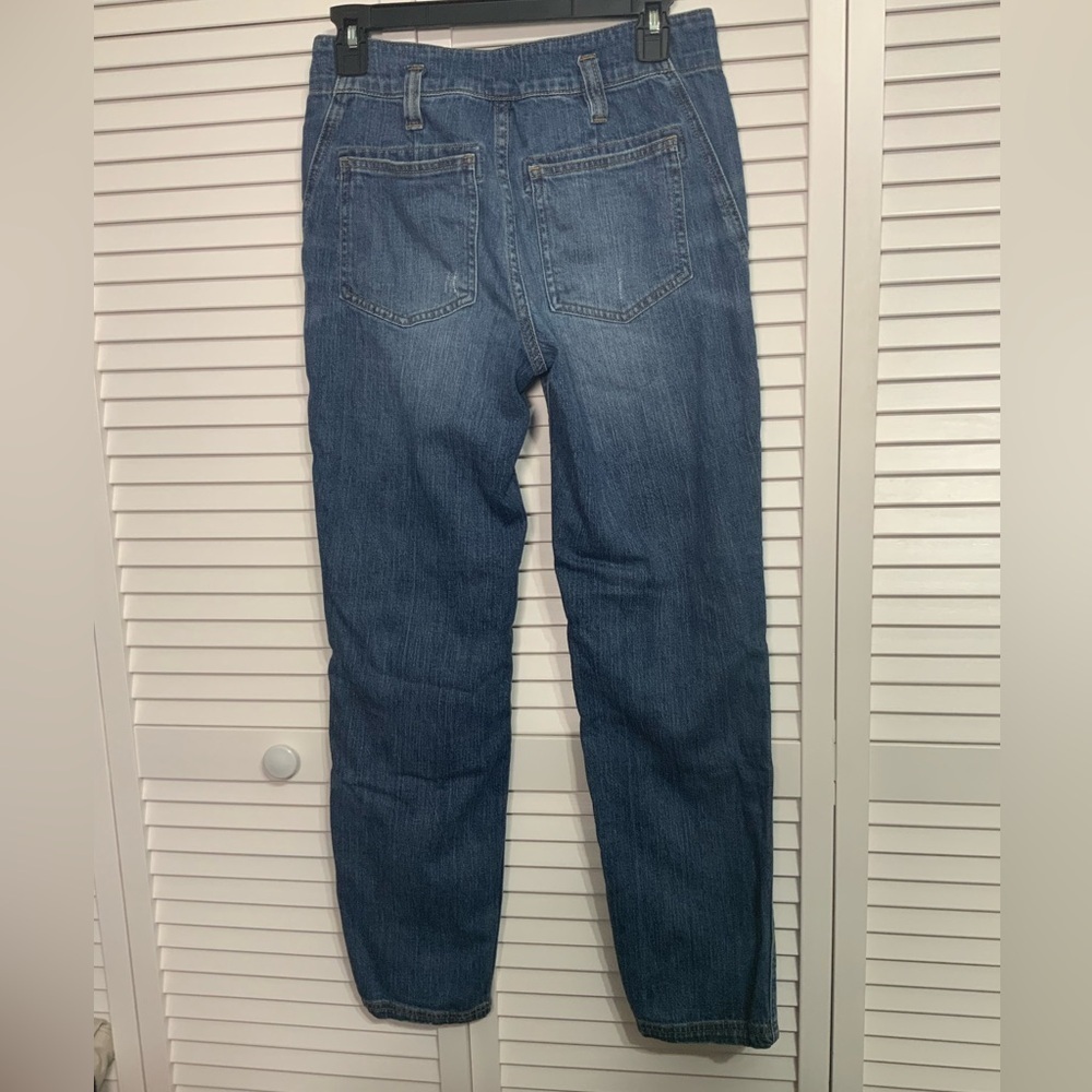 Anthropologie Pilcro Blue Relaxed Jeans with Distressed Details Size 25 - Picture 2 of 4